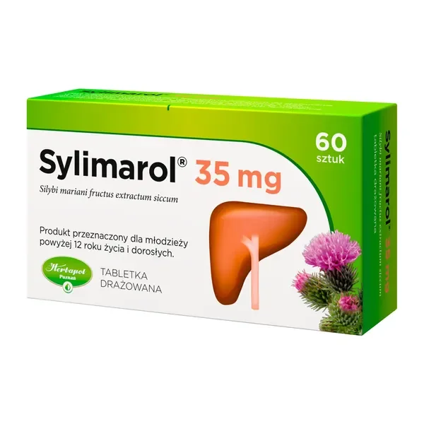 Sylimarol 35 mg 60 drażetek [Sylimarol] - Sylimarol