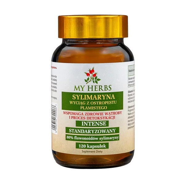 Sylimaryna 240 mg 120 kapsułek [My Herbs] - My Herbs