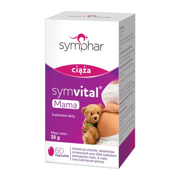 Symvital Mama kompleks witamin dla ciążarnych 60 kapsułek [Symphar] - Symphar