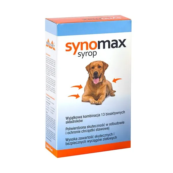 Synomax preparat chondroprotekcyjny dla psów syrop 275ml [Biovet] - Biovet