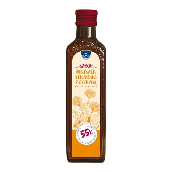 Syrop na miodzie Mniszek lekarski z cytryną 250 ml [Syropy Świata] - Syropy Świata