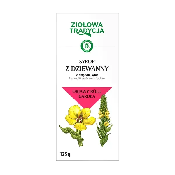 Syrop z dziewanny 952 mg/5 ml 125 g [Ziołowa Tradycja] - Ziołowa Tradycja