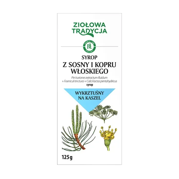 Syrop z sosny i kopru włoskiego 125g [Ziołowa Tradycja] - Ziołowa Tradycja