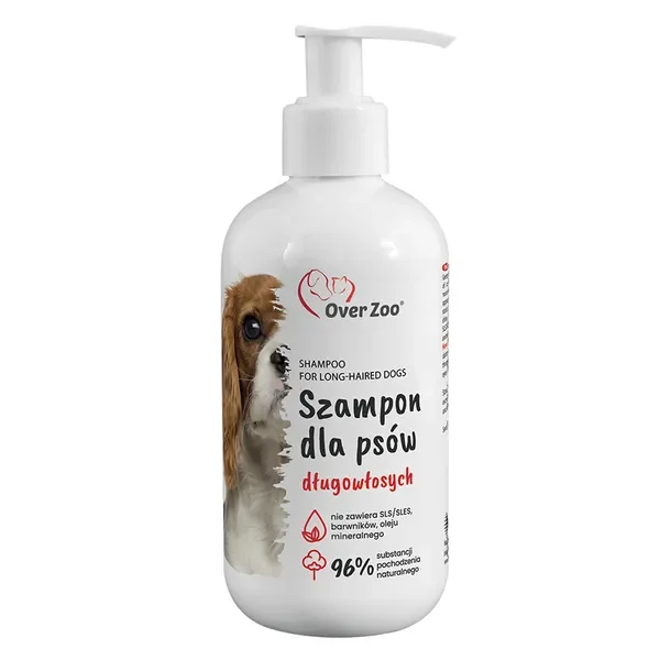 Szampon dla psów długowłosych 250ml [Over Zoo] - Over Zoo