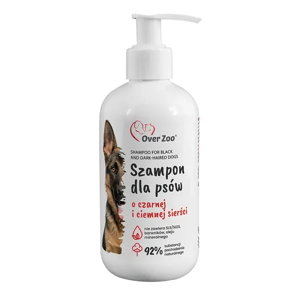 Szampon dla psów o czarnej i ciemnej sierści 250ml [Over Zoo] - Over Zoo