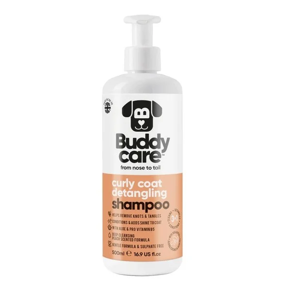 Szampon dla psów rozplątywanie kręconej sierści 500ml [Buddycare] - Buddycare