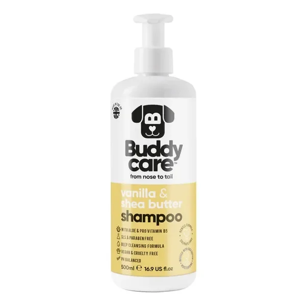 Szampon dla psów wanilia i masło shea 500 ml [Buddycare] - Buddycare