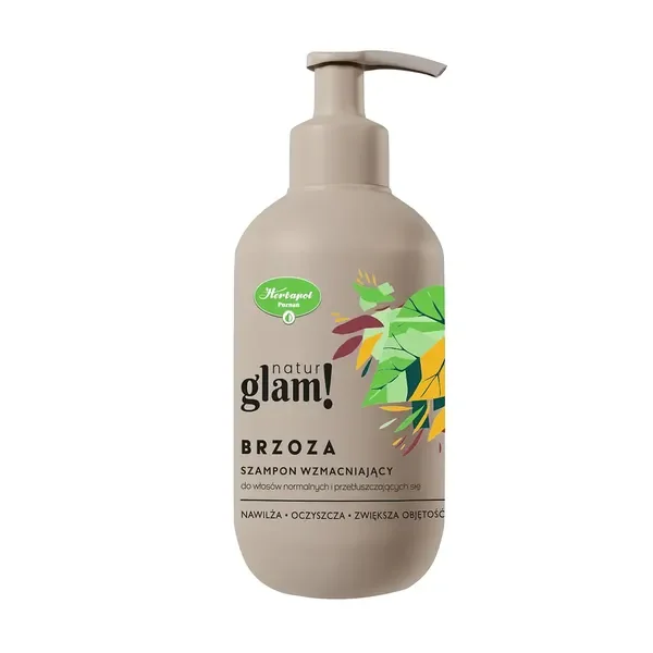Szampon do włosów Brzoza 300ml [Natur Glam!] - Natur Glam!