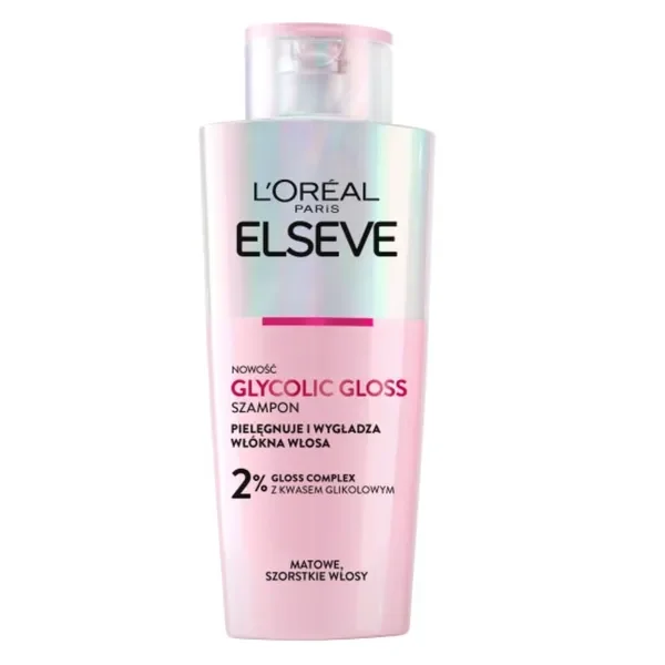 Szampon do włosów szorstkich i matowych Glycolic Gloss 200ml [Elseve] - Elseve