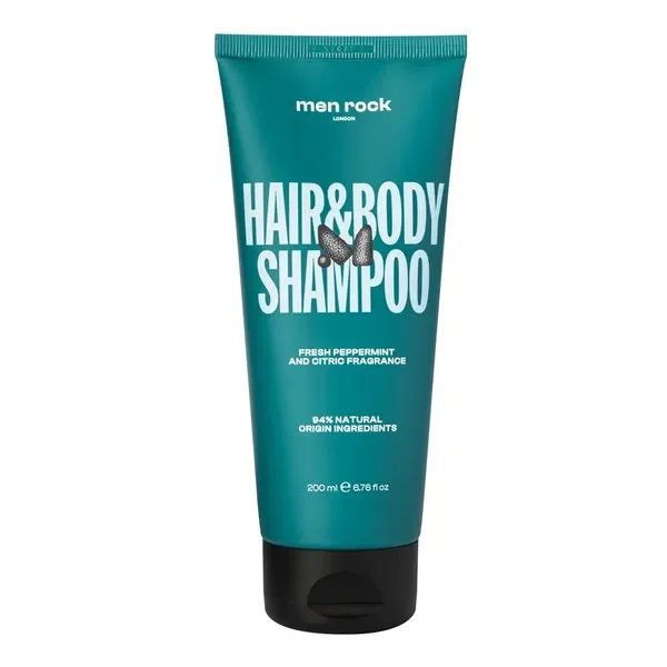 Szampon i płyn do mycia ciała dla mężczyzn 200ml [Men Rock] - Men Rock