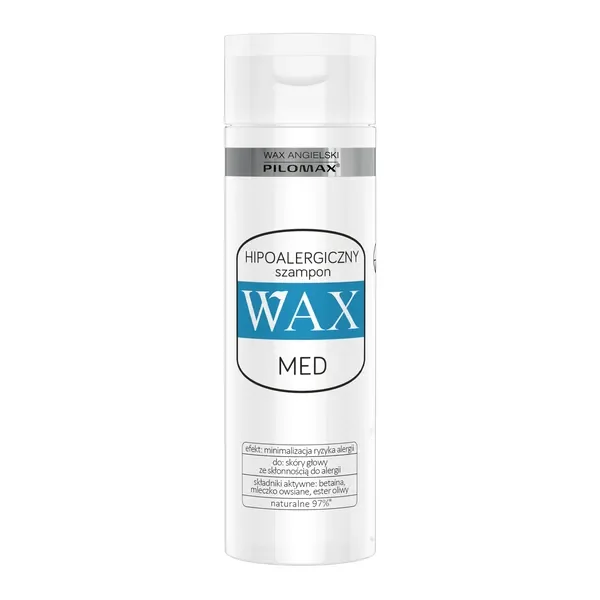 Szampon łagodzący podrażnienia hipoalergiczny 200ml [WAX Ang PILOMAX] - WAX Ang PILOMAX