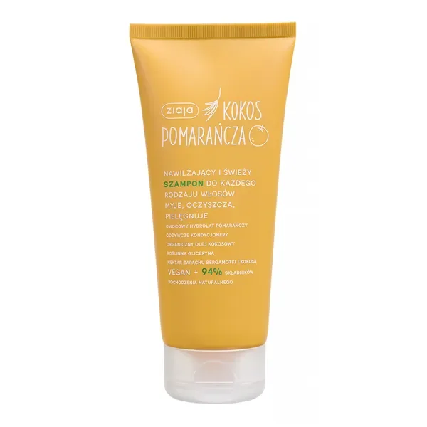 Szampon nawilżający kokos pomarańcza 200ml [Ziaja] - Ziaja