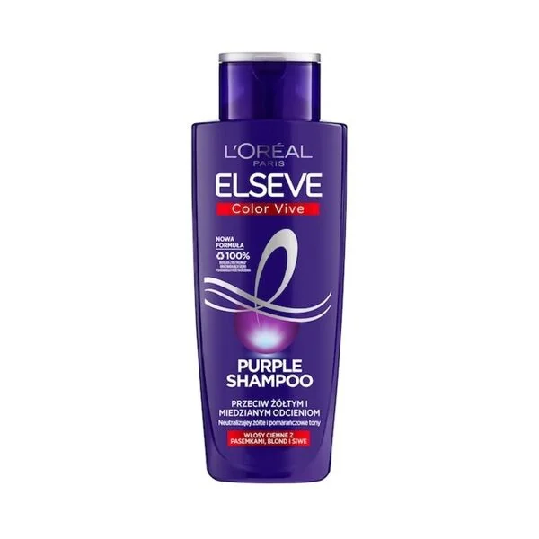 Szampon neutralizujący żółte i miedziane odcienie 200ml [Elseve] - Elseve