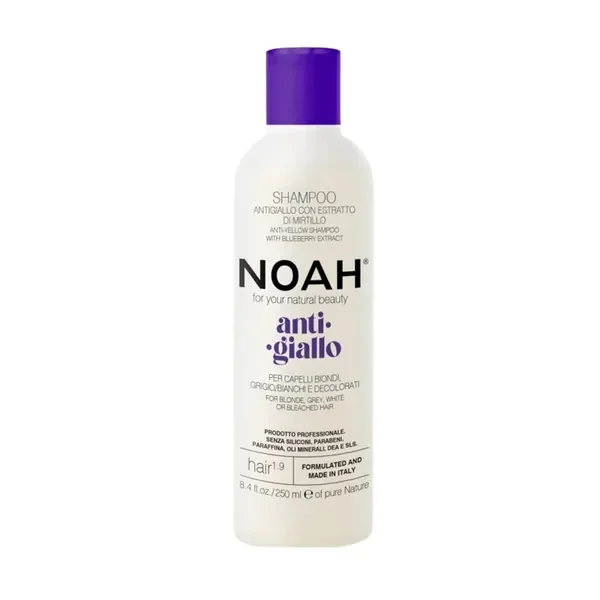 Szampon neutralizujący żółte tony z ekstraktem z jagód 250ml [NOAH] - NOAH