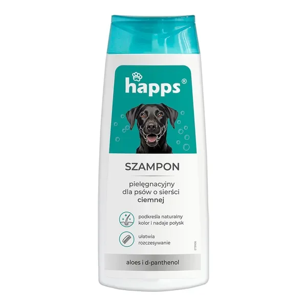 Szampon pielęgnacyjny dla psów o sierści ciemnej 200ml [Happs] - Happs
