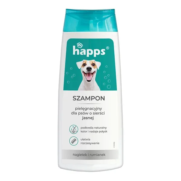 Szampon pielęgnacyjny dla psów o sierści jasnej 200ml [Happs] - Happs