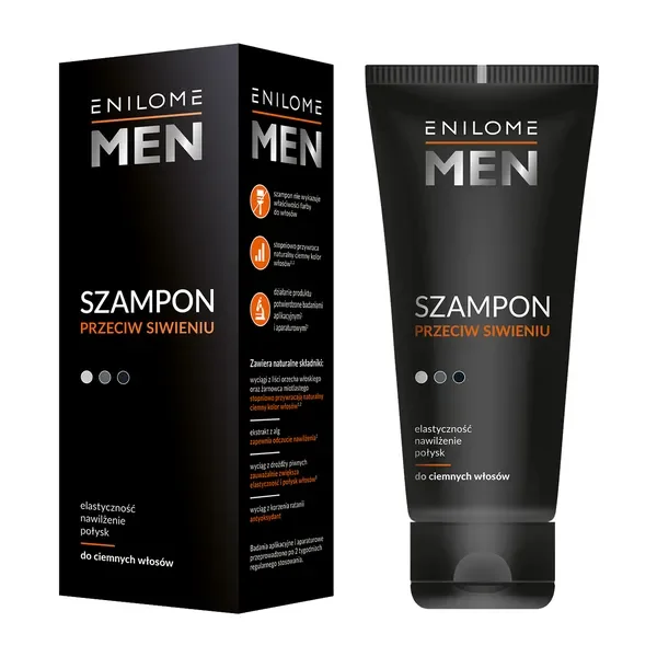 Szampon przeciw siwieniu 150 ml [Enilome Men] - Enilome