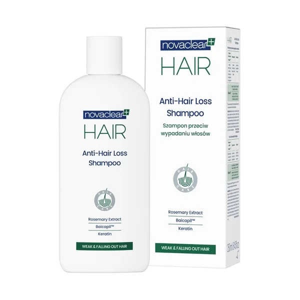 Szampon przeciw wypadaniu włosów 250 ml [Novaclear] - Novaclear
