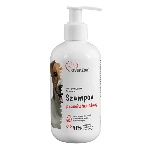 Szampon przeciwłupieżowy dla psów 250ml [Over Zoo] - Over Zoo