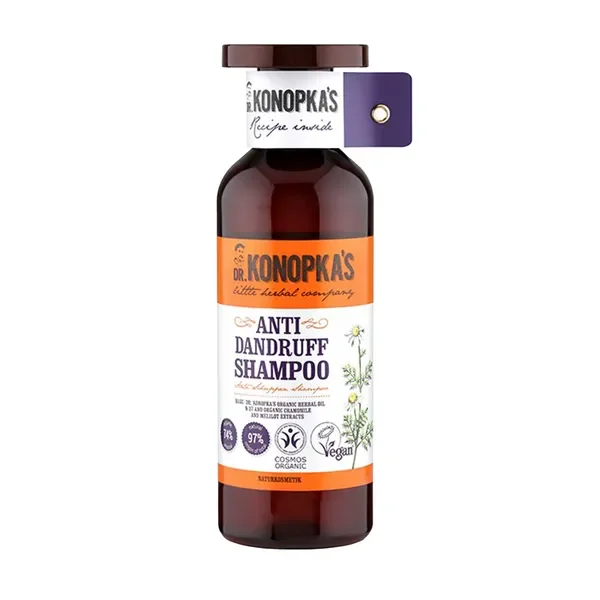 Szampon przeciwłupieżowy z olejkiem ziołowym 500ml [Dr. Konopka's] - Dr. Konopka's