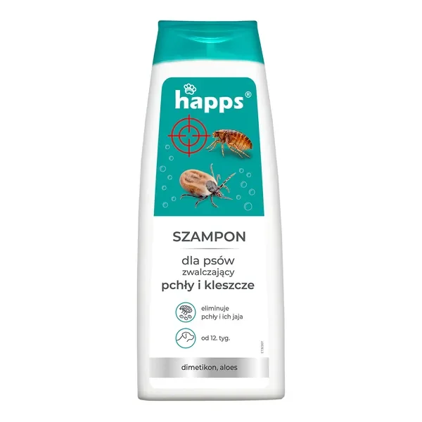 Szampon przeciwpasożytniczy dla psów 250ml [Happs] - Happs