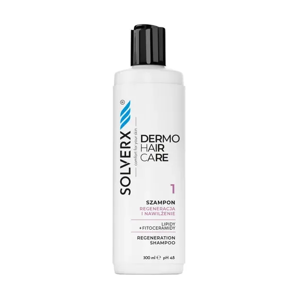 Szampon regenerujący dermoHAIR 300ml [Solverx] - Solverx