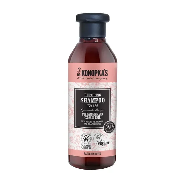 Szampon regenerujący dla włosów zniszczonych farbowaniem 280ml [Dr. Konopka's] - Dr. Konopka's