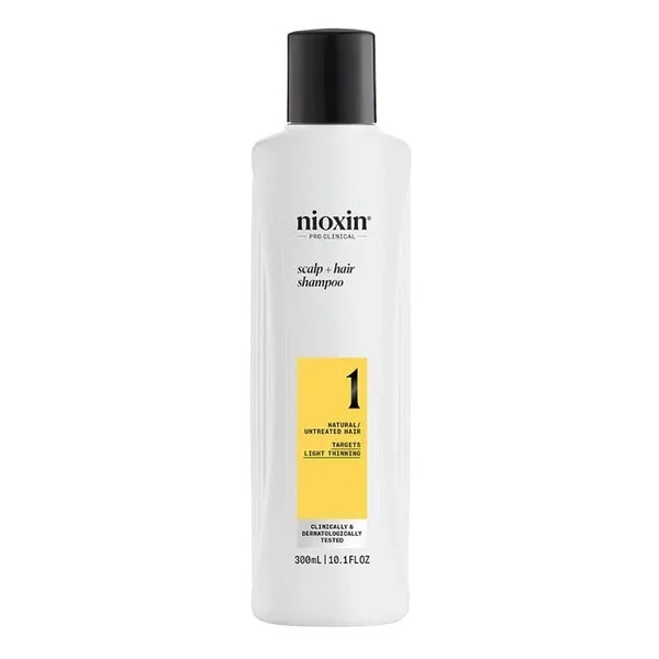 Szampon System 1 do włosów naturalnych i lekko przerzedzonych 300ml [Nioxin] - Nioxin