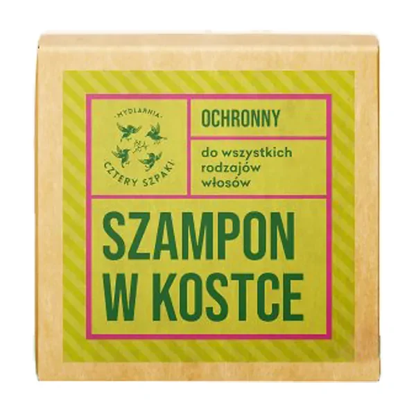 Szampon w kostce Leśna róża ochronny 75g [Cztery Szpaki] - Cztery Szpaki