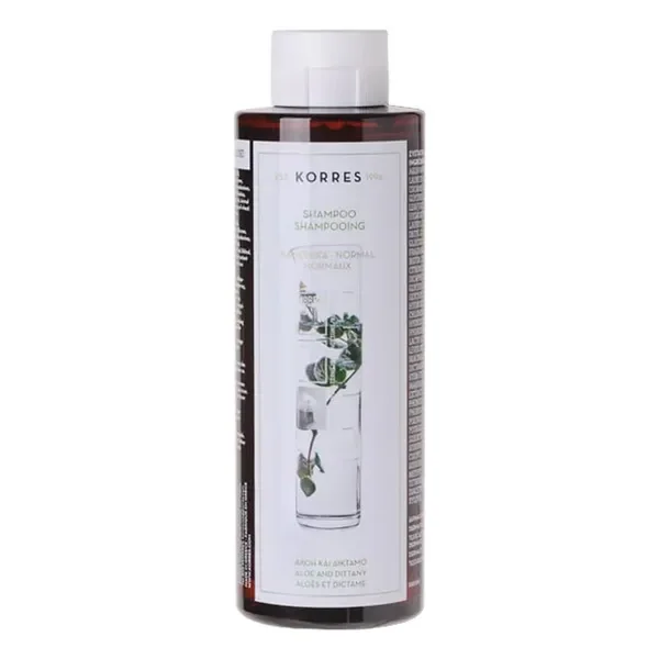 Szampon z aloesem i wyciągiem z lebiodki do włosów normalnych 250ml [Korres] - Korres