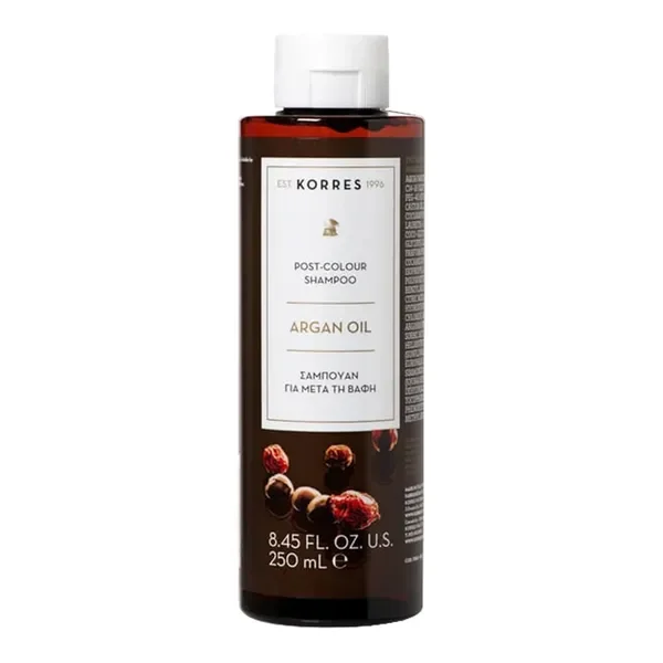 Szampon z olejkiem arganowym do włosów farbowanych 250ml [Korres] - Korres