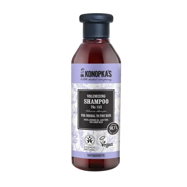 Szampon zwiększający objętość dla włosów normalnych i cienkich 280ml [Dr. Konopka's] - Dr. Konopka's