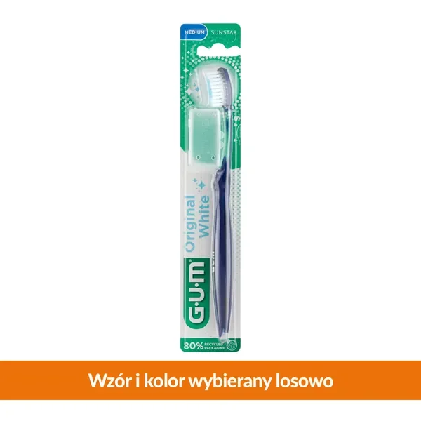 Szczoteczka do zębów Original White Medium [Gum] - Gum
