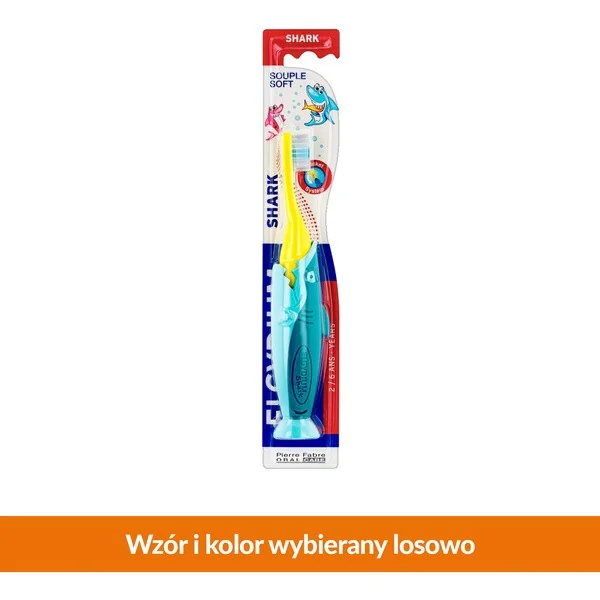Szczoteczka do zębów Pocket Kids Shark 2-6 lat [Elgydium] - Elgydium