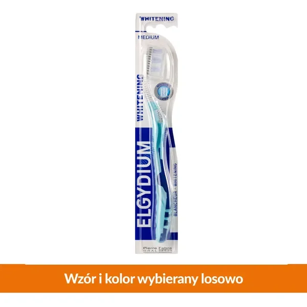 Szczoteczka do zębów Whitening średnia [Elgydium] - Elgydium