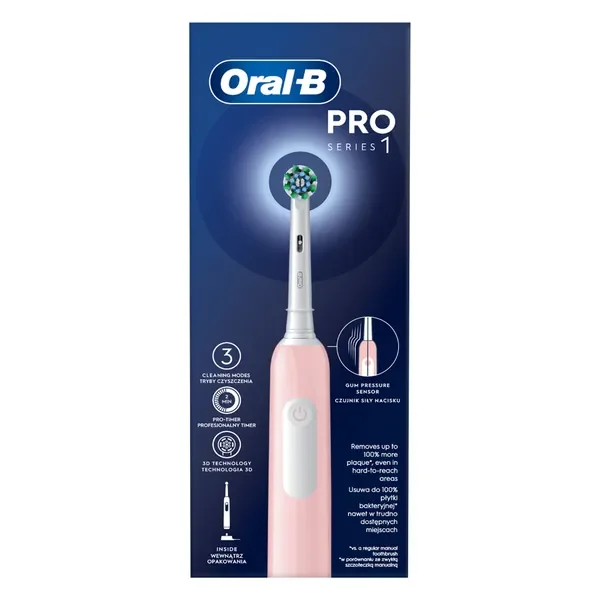 Szczoteczka elektryczna Pro Series 1 pink [Oral-B] - Oral-B