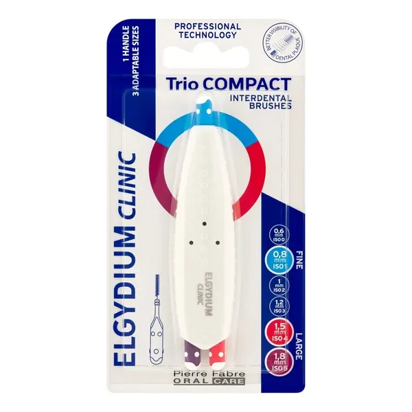 Szczoteczki międzyzębowe Trio Comp.145 3 szt [Elgydium] - Elgydium