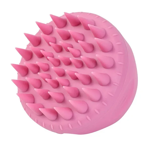 Szczotka do mycia i masażu skóry głowy różowa 1 szt. [Sister Young] - Sister Young