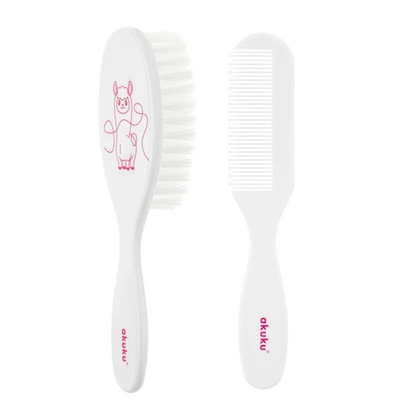 Szczotka i grzebyk Lama 1 szt [Akuku] - Akuku