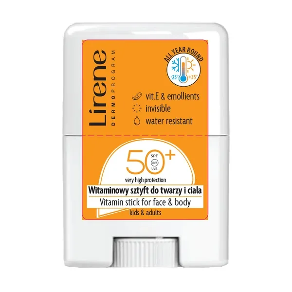 Sztyft do twarzy i ciała SPF50+ 15g [Lirene] - Lirene