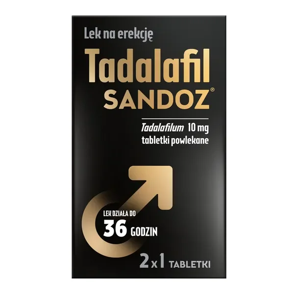 Tadalafil 10 mg 2 tabletki [SANDOZ] - SANDOZ