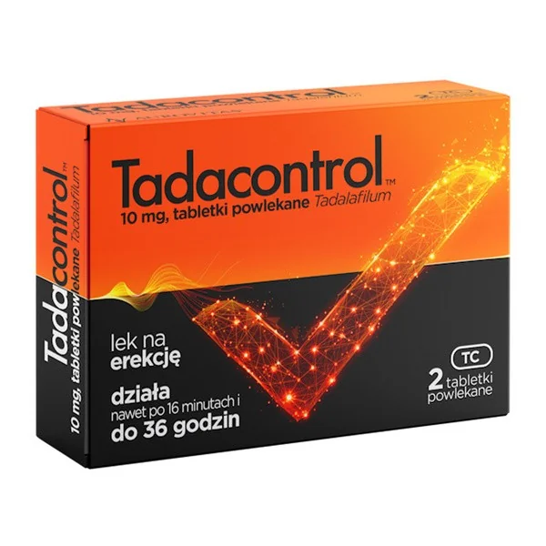 Tadalafil 10 mg 2 tabletki [Tadacontrol] - Tadacontrol
