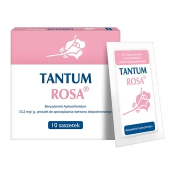 Tantum Rosa 53,2 mg/g proszek dopochwowy 10 saszetek [AZIENDE CH.ANGELINI] - AZIENDE CH.ANGELINI