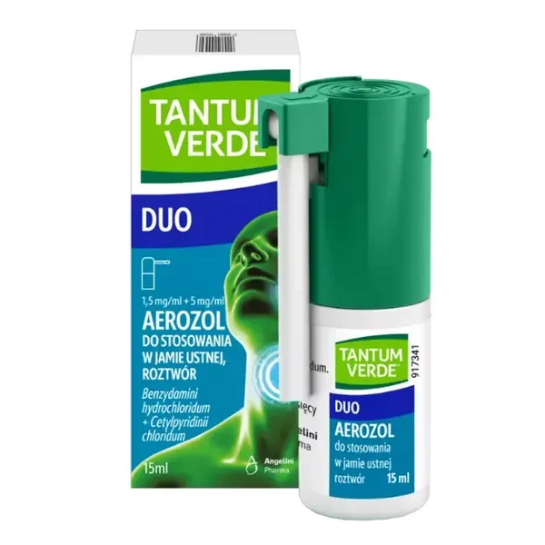 Tantum Verde Duo (1,5mg+5mg)/ml aerozol 15ml [Tantum Verde] - Tantum Verde