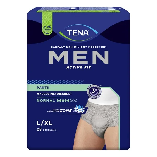 Tena Men Pants Normal OTC Edition majtki chłonne L/XL 8 szt. [TENA] - TENA