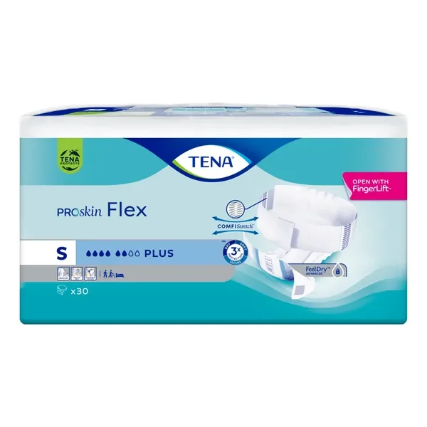Tena ProSkin Flex Plus pieluchomajtki rozmiar S 30 szt [TENA] - TENA