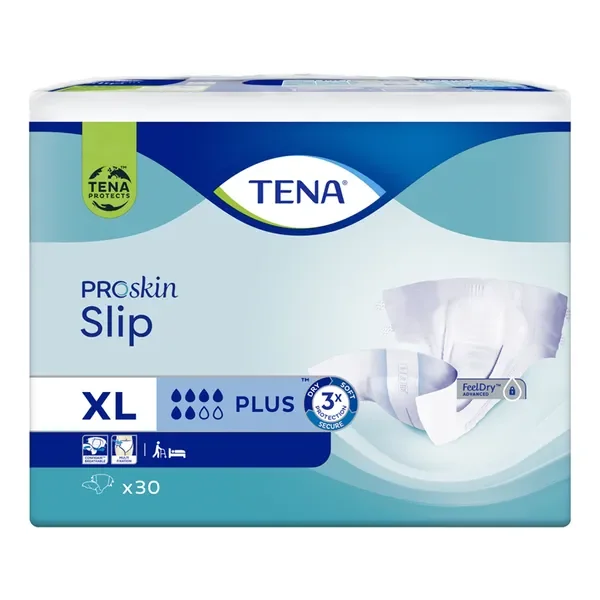 TENA Slip ProSkin Plus pieluchomajtki XL 30 szt. - TENA