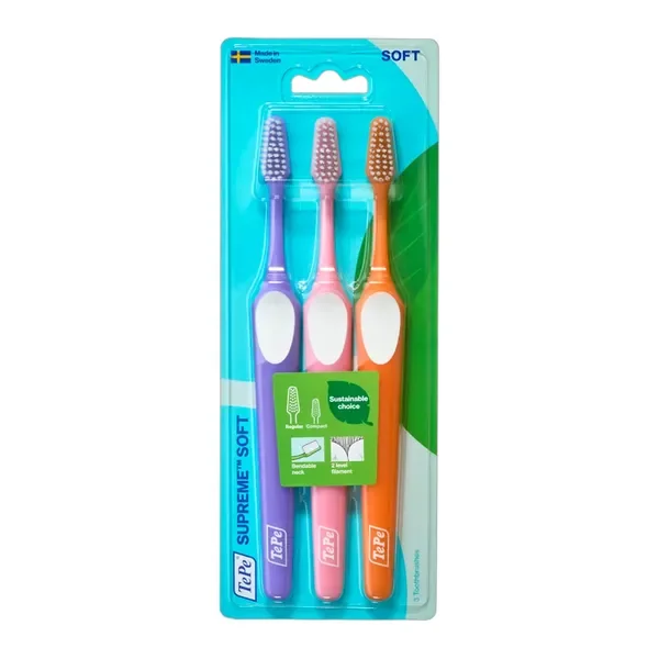 TePe Supreme Soft szczoteczki do zębów miękkie 3 szt. - TePe