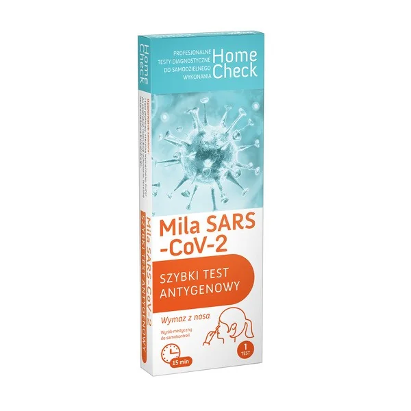 Test antygenowy SARS-CoV-2 wymaz z nosa 1 szt [Home Check] - Home Check