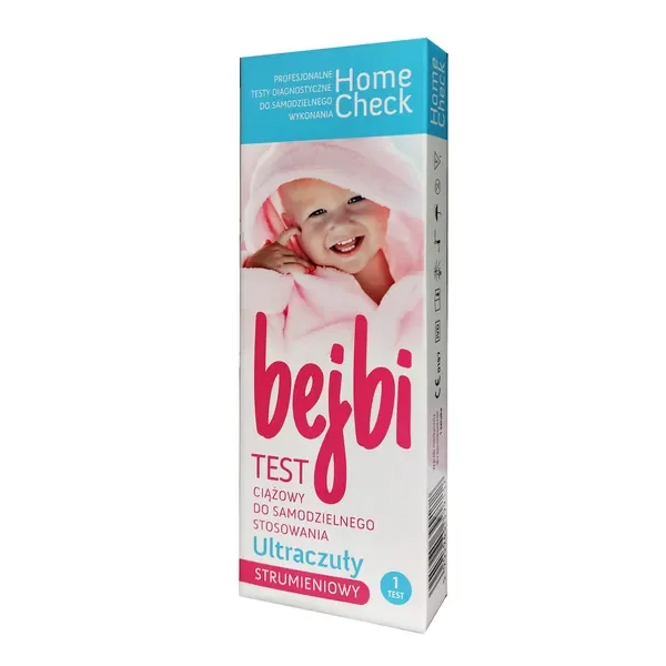 Test ciążowy ultraczuły strumieniowy 1 szt. [Home Check] - Home Check